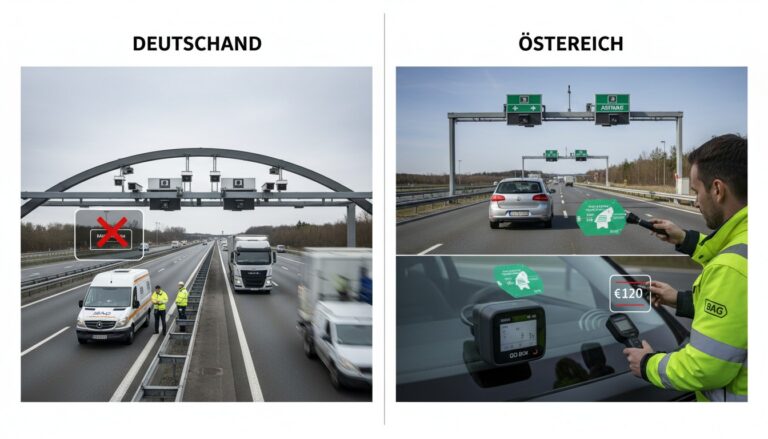 Hohe Strafen vermeiden: Was passiert bei Mautverstößen in Deutschland und Österreich?